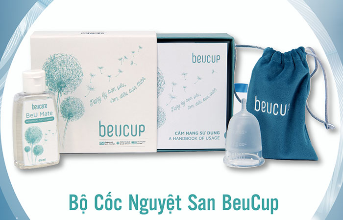Cốc nguyệt san BeUCup là sản phẩm được sản xuất tại Việt Nam