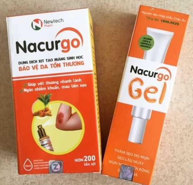 Kem trị sẹo Nacurgo Gel là sản phẩm sản xuất tại Pháp