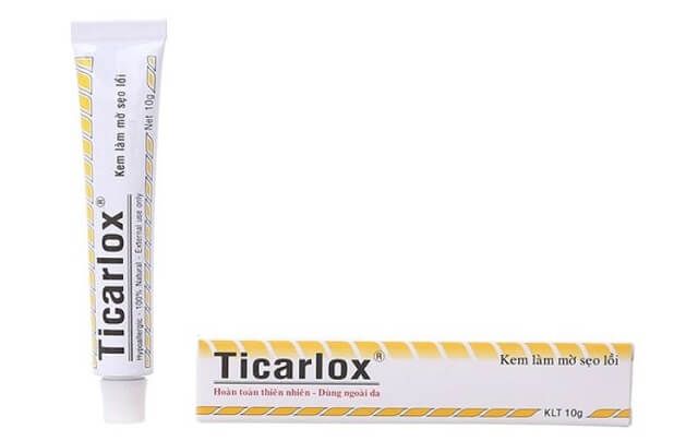 Thuốc trị sẹo Ticarlox được sản xuất tại Việt Nam