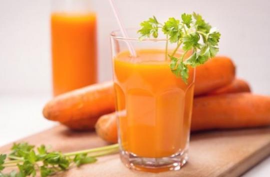 Giảm cân bằng sinh tố cà rốt dễ dàng