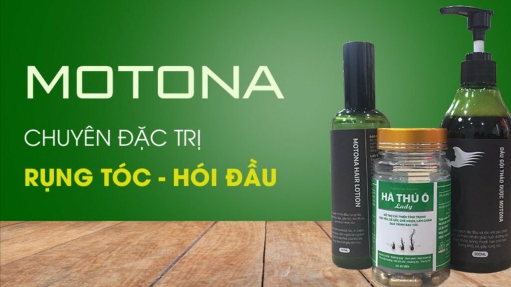 Thuốc mọc tóc Motona là một dòng tinh dầu thảo dược