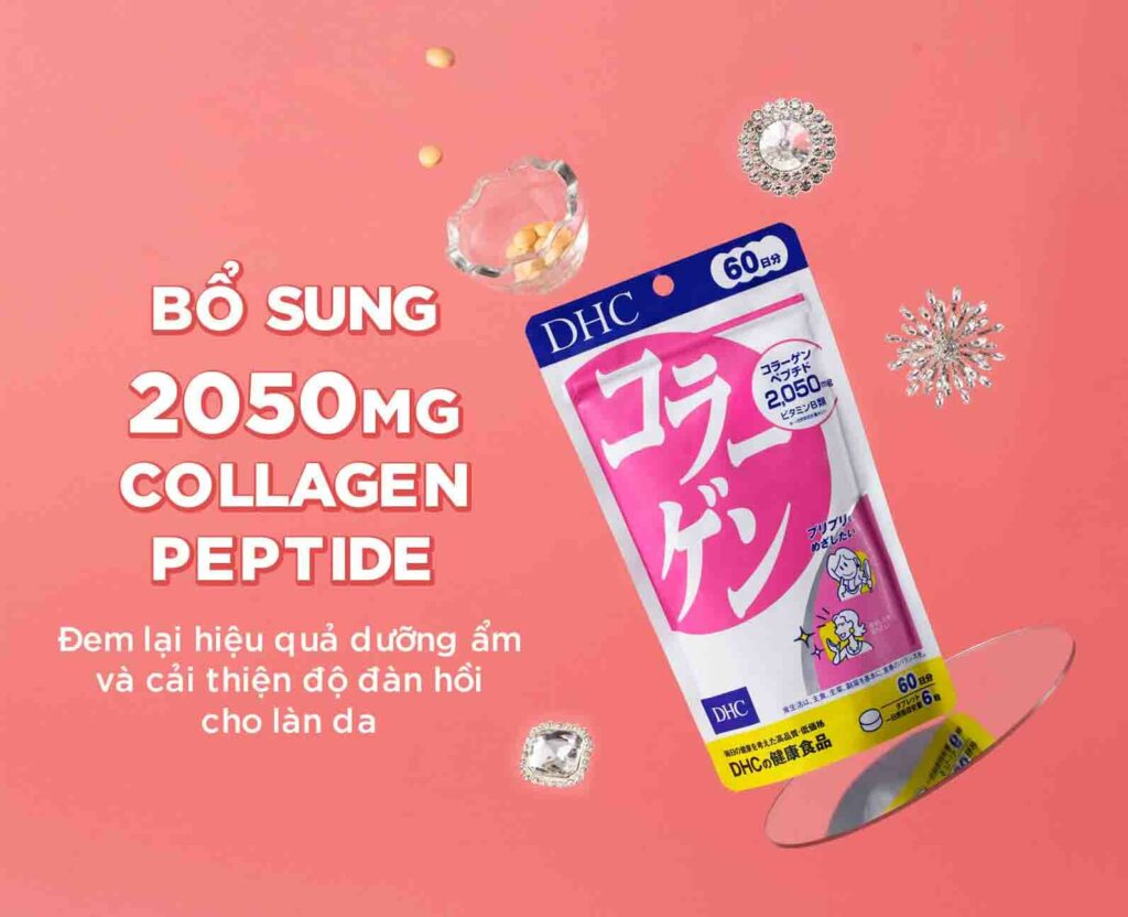 Viên uống collagen DHC có xuất xứ từ Nhật Bản