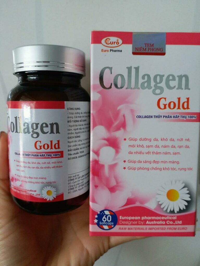 Viên uống Collagen Gold là sản phẩm được sản xuất tại Việt Nam