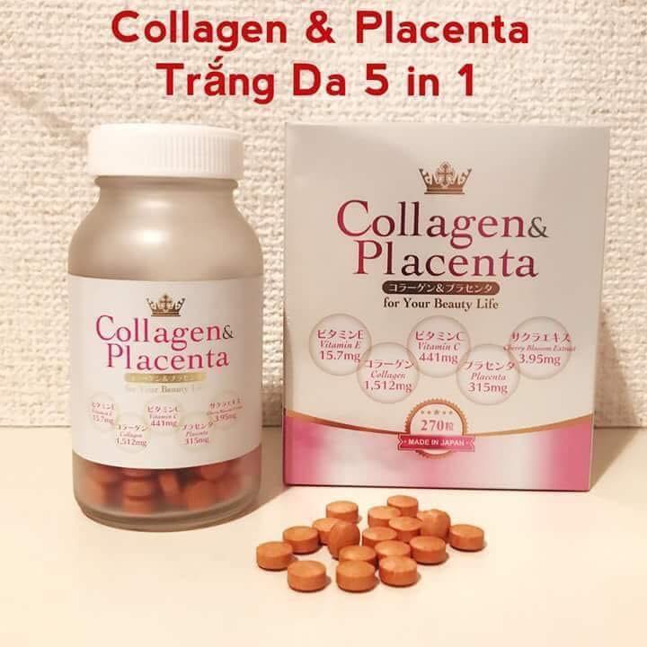 Viên uống collagen Placenta được sản xuất tại Nhật Bản