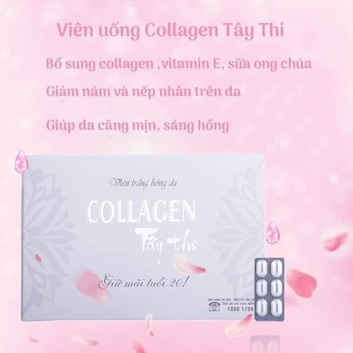 Viên uống collagen Tây Thi là sản phẩm quen thuộc với phụ nữ Việt